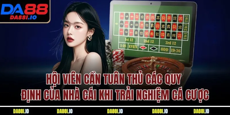Hội viên cần tuân thủ các quy định của nhà cái khi trải nghiệm cá cược