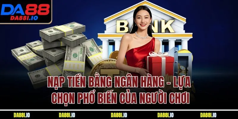 Nạp tiền bằng ngân hàng - lựa chọn phổ biến của người chơi